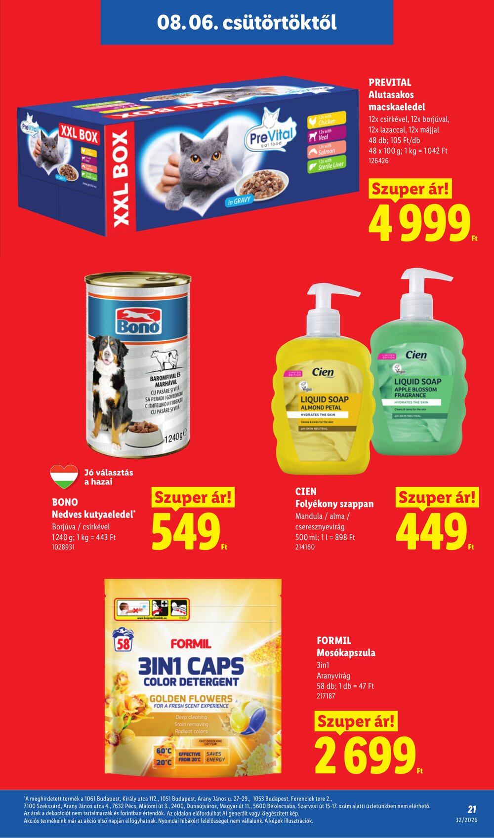 Lidl akciós újság 2026.08.06-tól - 21. oldal.