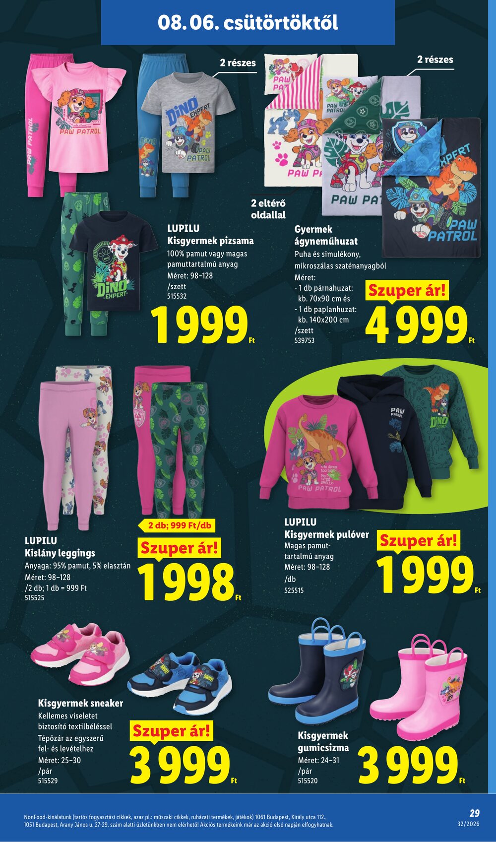 Lidl akciós újság 2026.08.06-tól - 29. oldal.