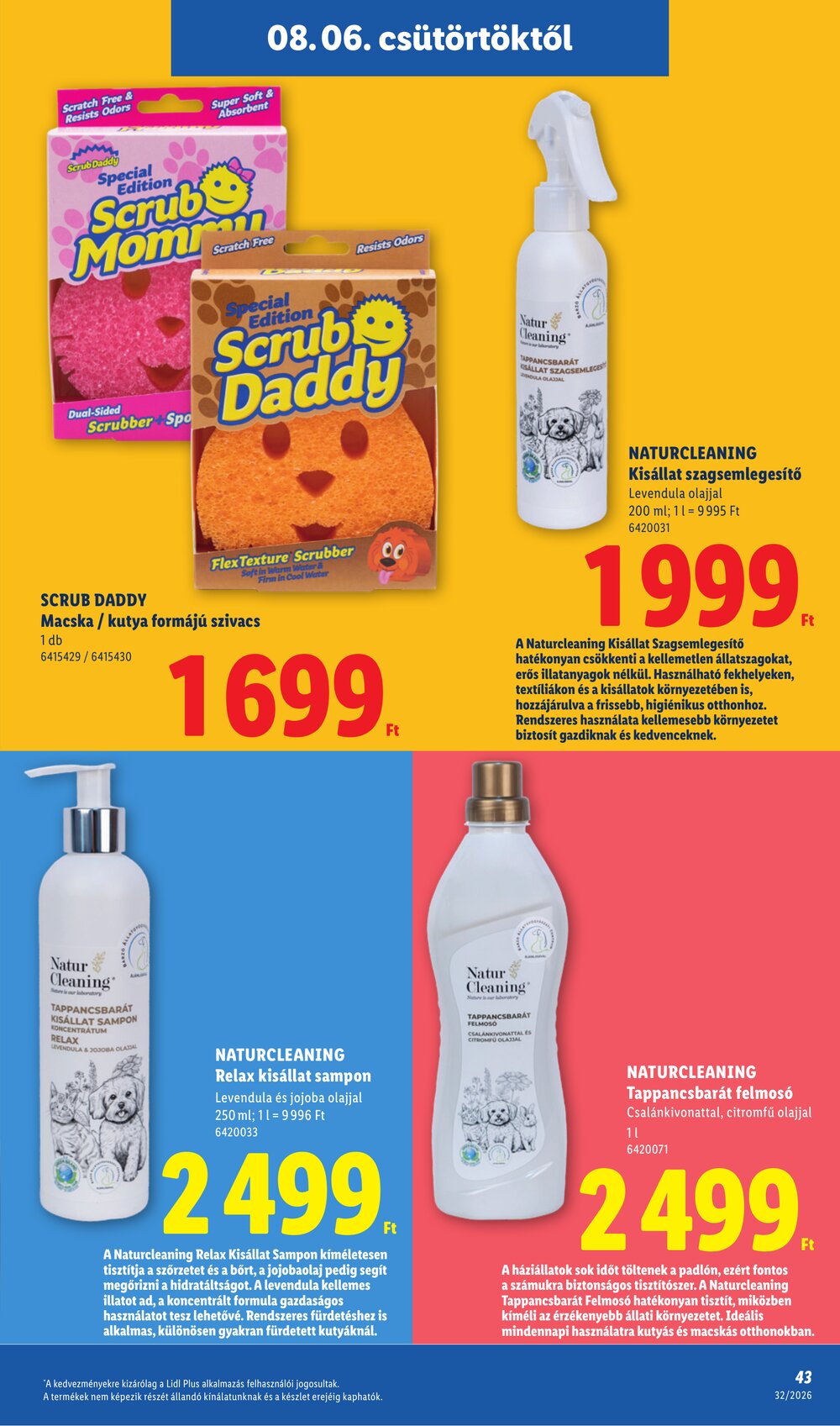 Lidl akciós újság 2026.08.06-tól - 43. oldal.