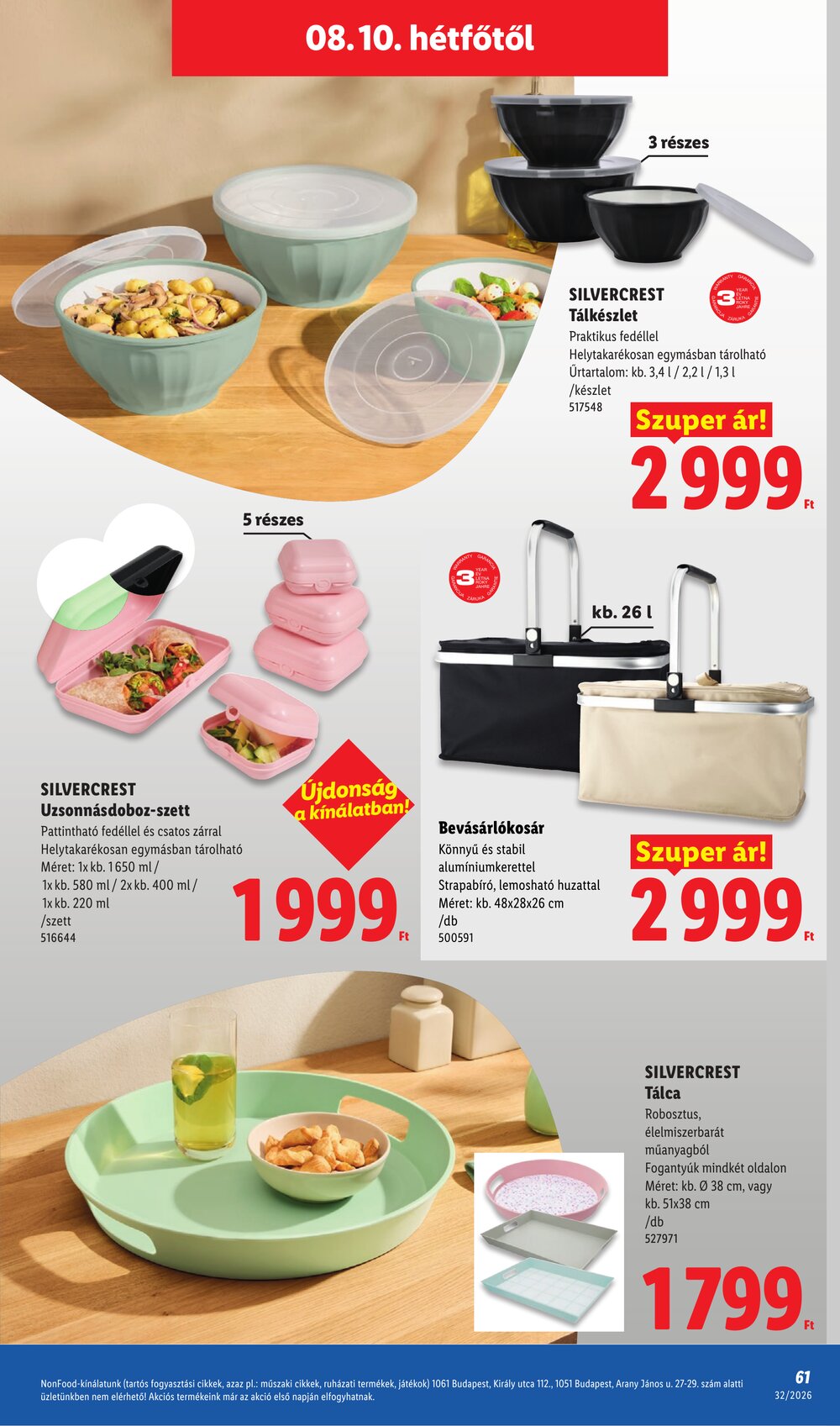 Lidl akciós újság 2026.08.06-tól - 61. oldal.