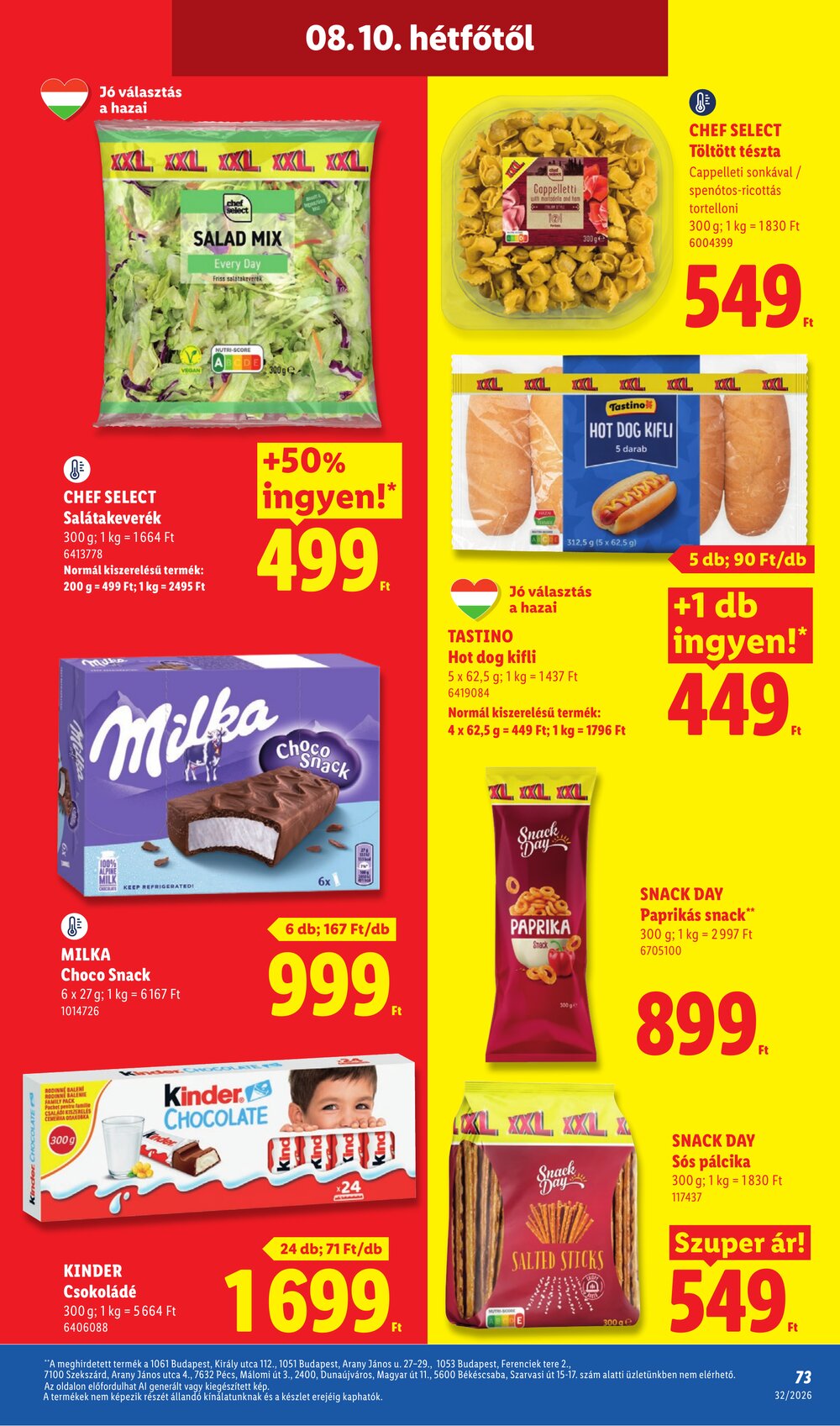 Lidl akciós újság 2026.08.06-tól - 73. oldal.