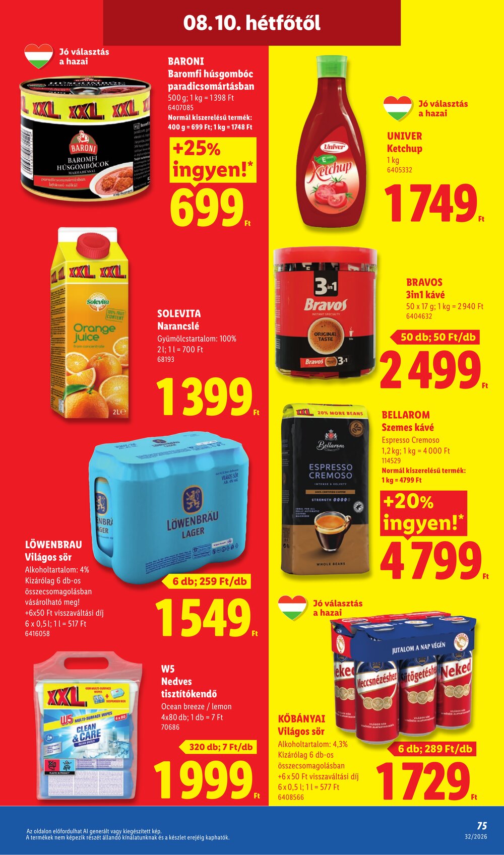 Lidl akciós újság 2026.08.06-tól - 75. oldal.