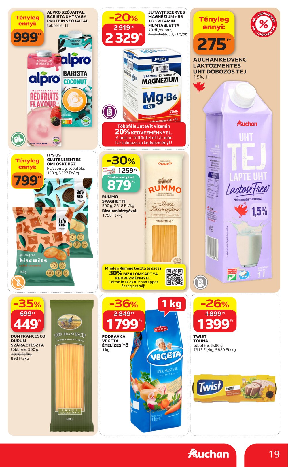 Auchan akciós újság 2026.08.06-tól - 19. oldal.