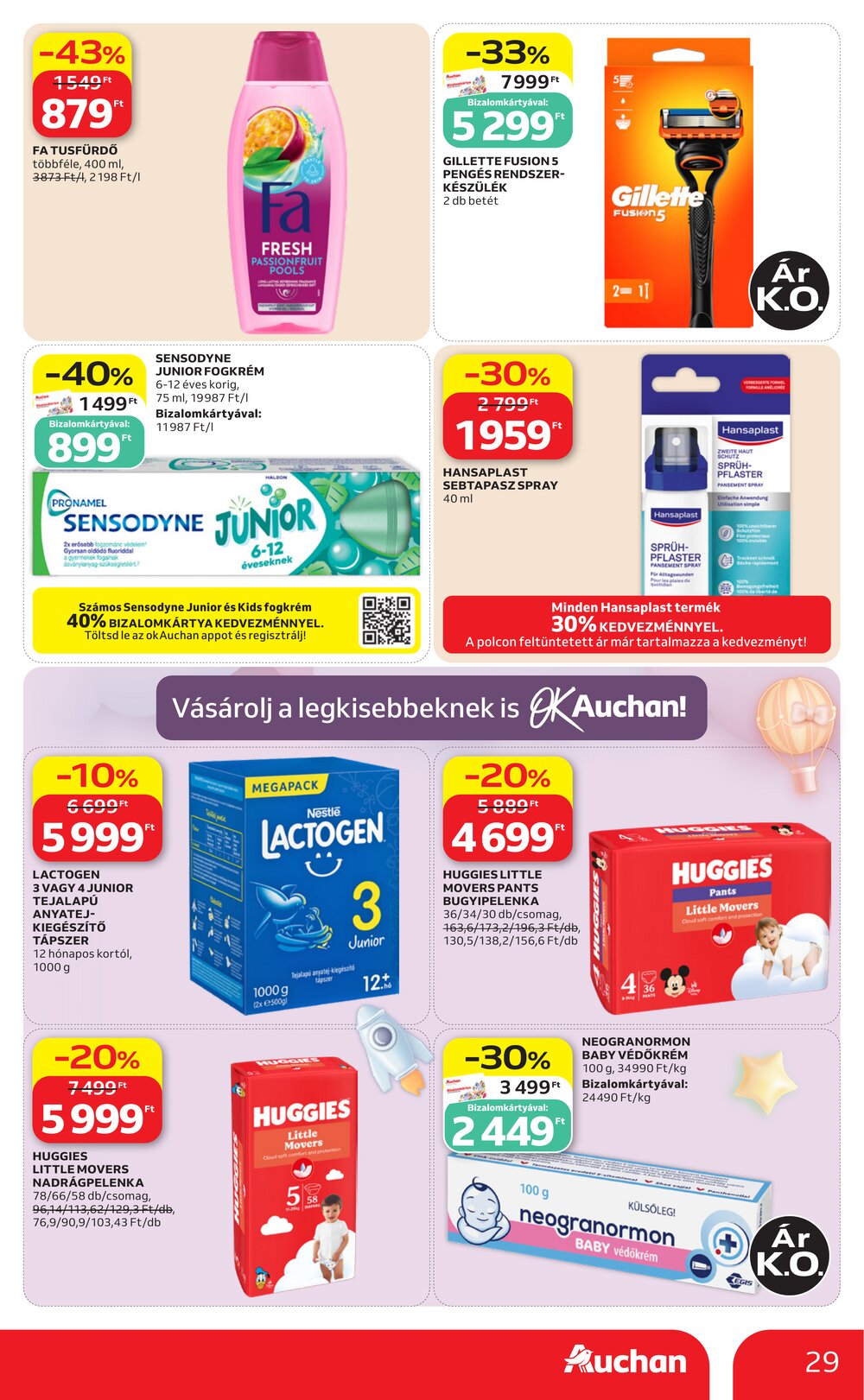 Auchan akciós újság 2026.08.06-tól - 29. oldal.