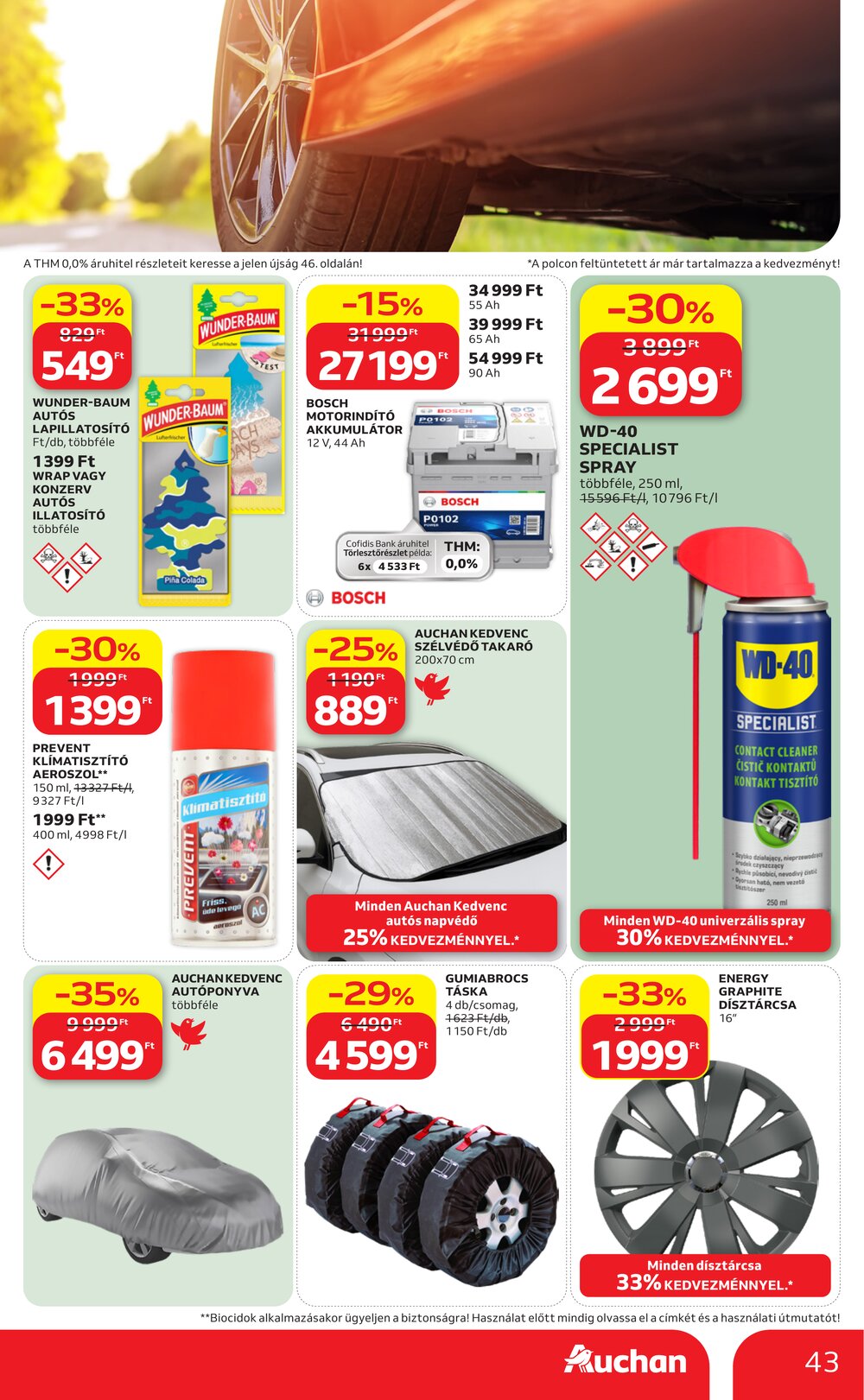Auchan akciós újság 2026.08.06-tól - 43. oldal.