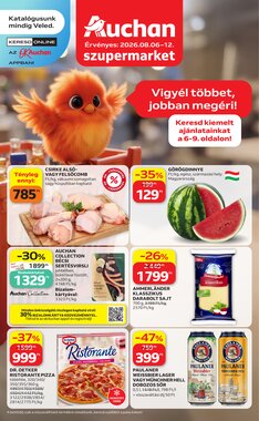 Auchan akciós újság 2026.08.06-tól
