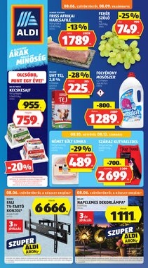 Aldi akciós újság 2026.08.06-tól