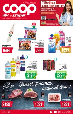 Coop akciós újság 2026.08.06-tól