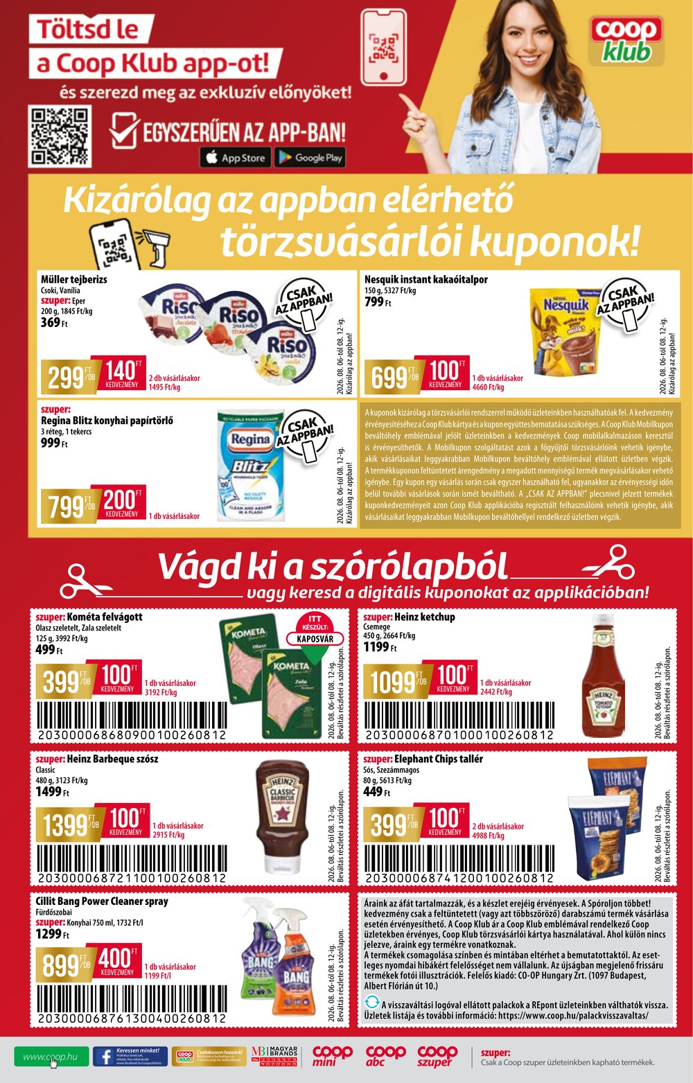 Coop akciós újság 2026.08.06-tól - 12. oldal.