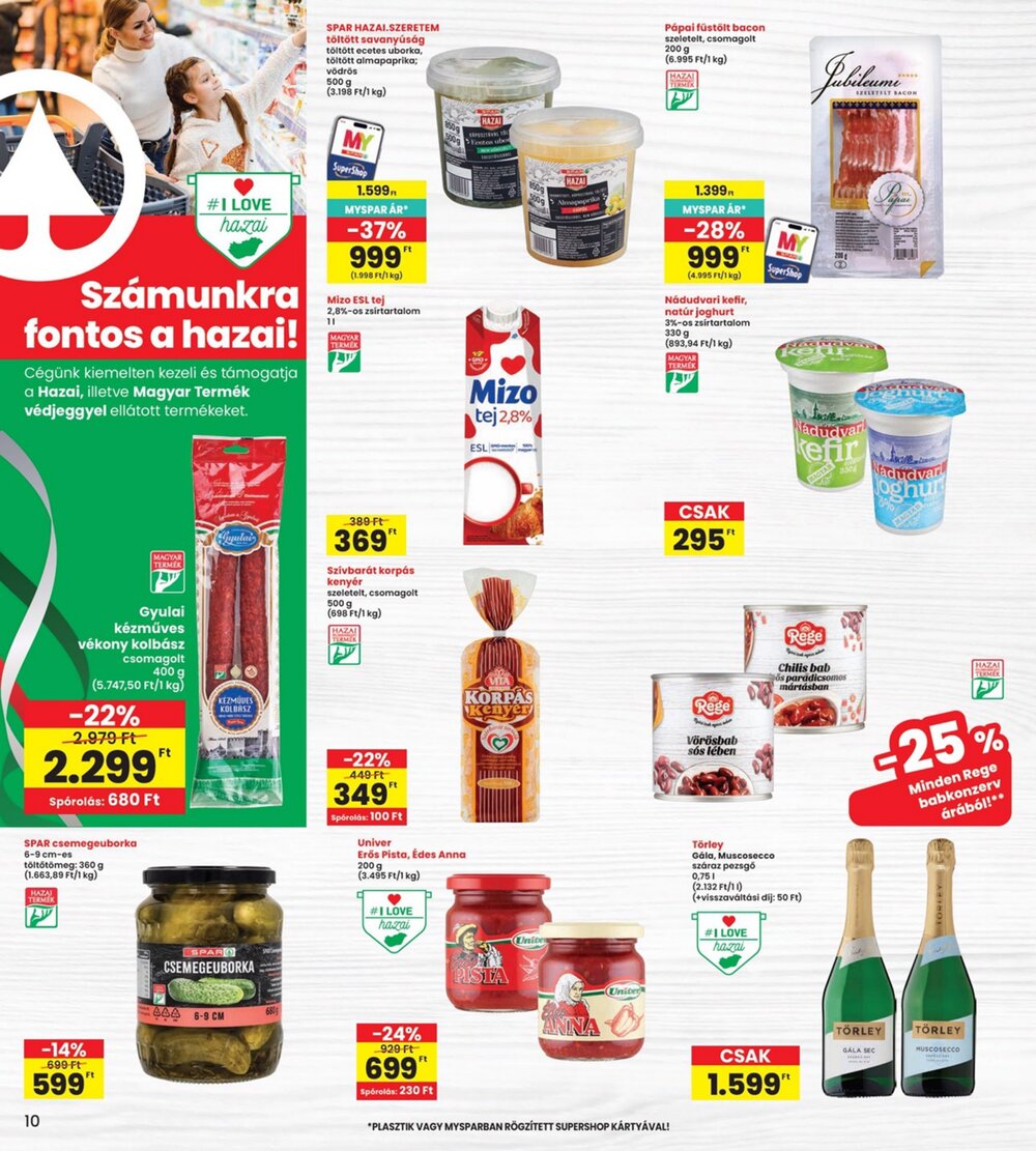 Interspar akciós újság 2026.08.13-tól - 10. oldal.