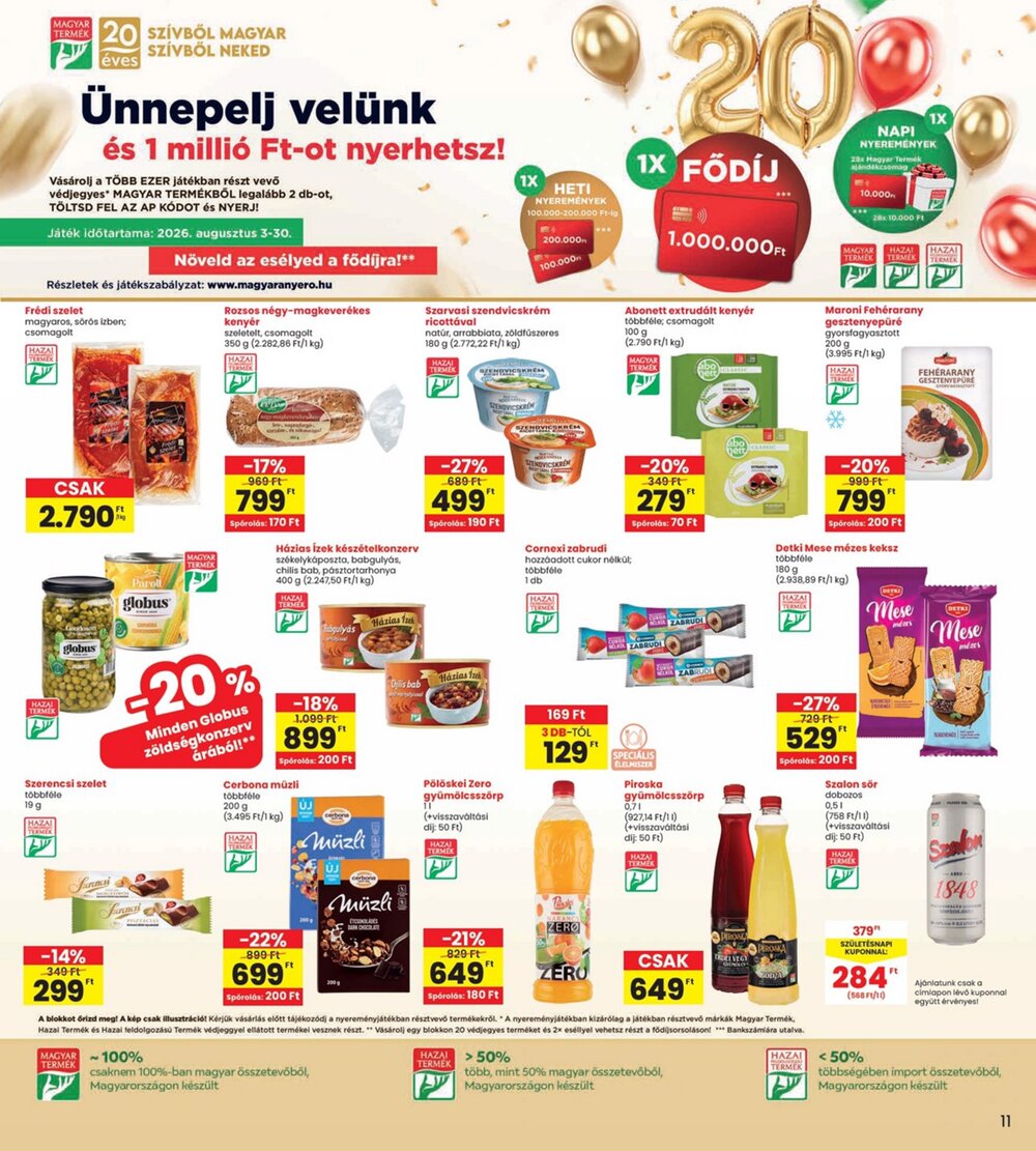 Interspar akciós újság 2026.08.13-tól - 11. oldal.
