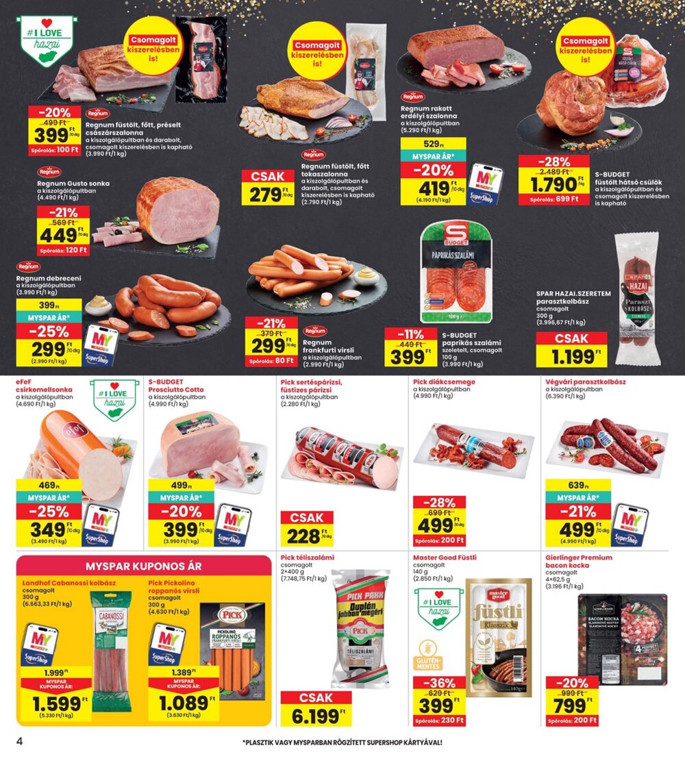 Interspar akciós újság 2026.08.13-tól - 4. oldal.