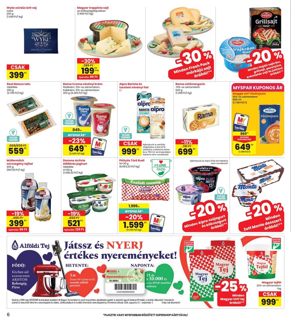 Interspar akciós újság 2026.08.13-tól - 6. oldal.