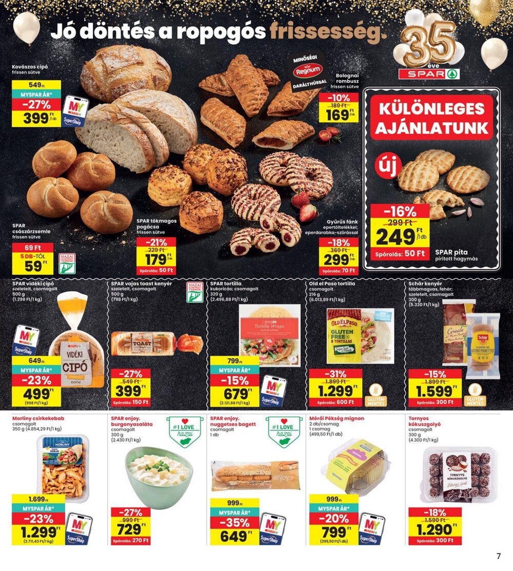 Interspar akciós újság 2026.08.13-tól - 7. oldal.