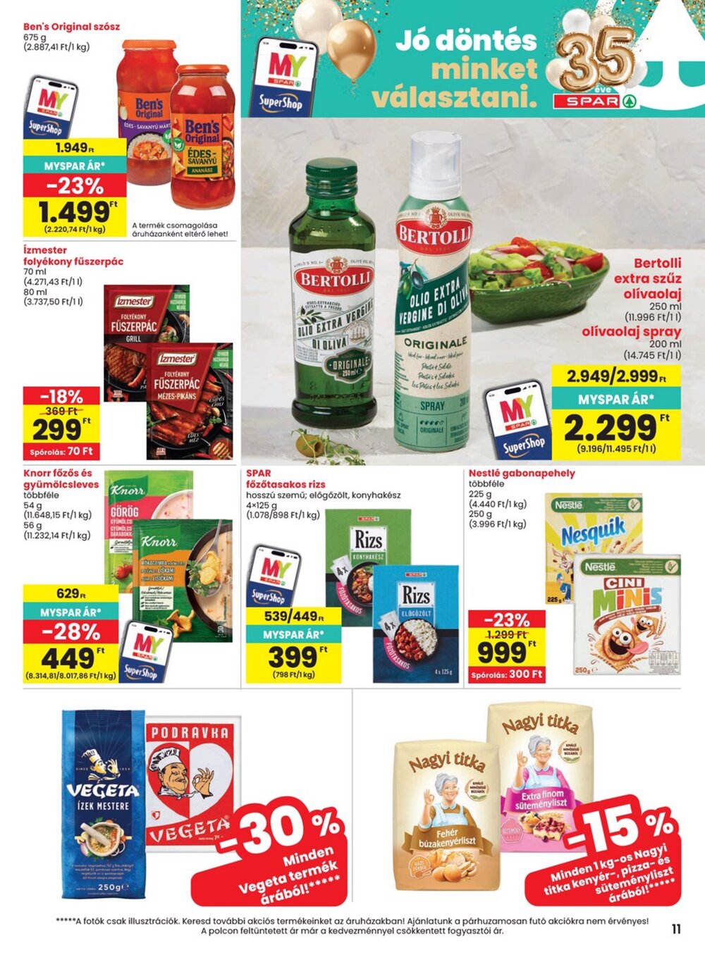 Spar akciós újság 2026.08.13-tól - 11. oldal.