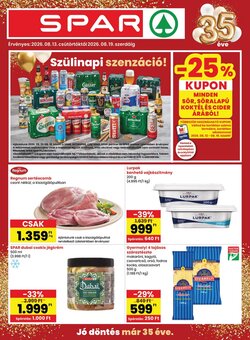 Spar akciós újság 2026.08.13-tól