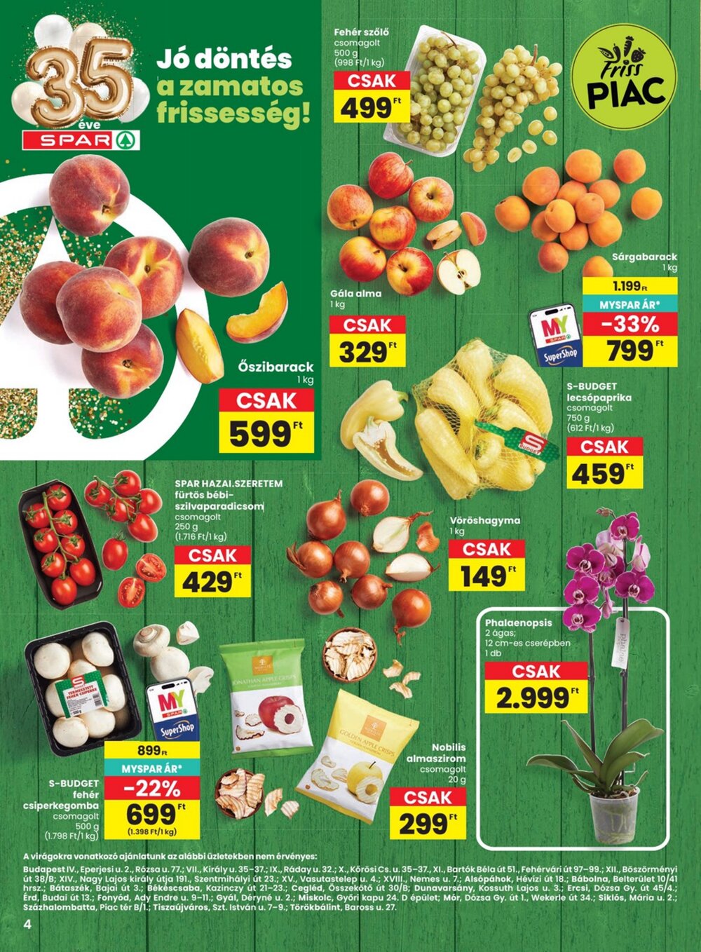 Spar akciós újság 2026.08.13-tól - 4. oldal.