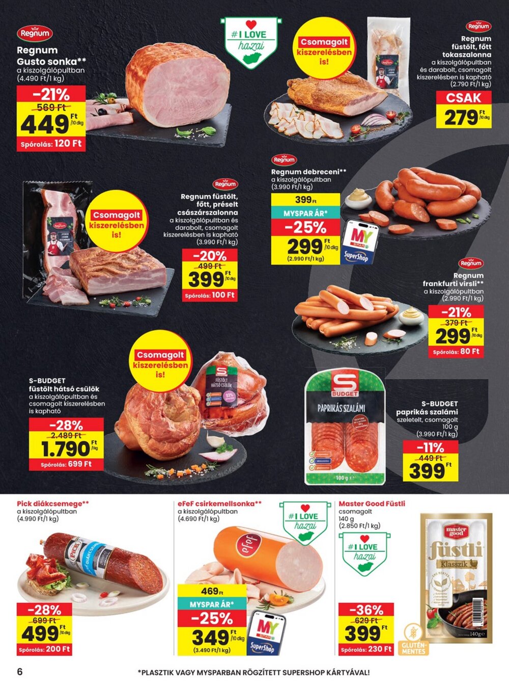 Spar akciós újság 2026.08.13-tól - 6. oldal.