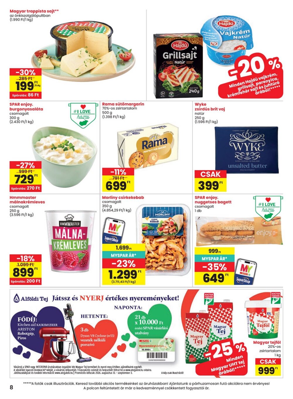 Spar akciós újság 2026.08.13-tól - 8. oldal.