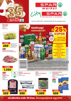 Spar Market akciós újság 2026.08.13-tól