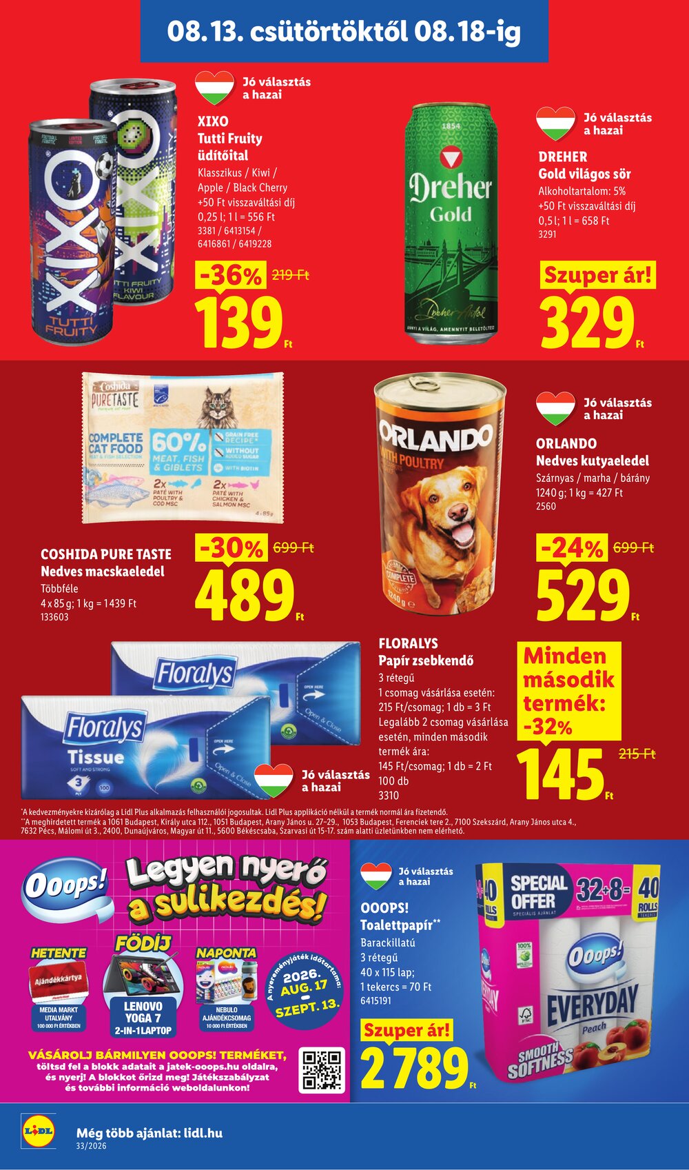 Lidl akciós újság 2026.08.13-tól - 14. oldal.