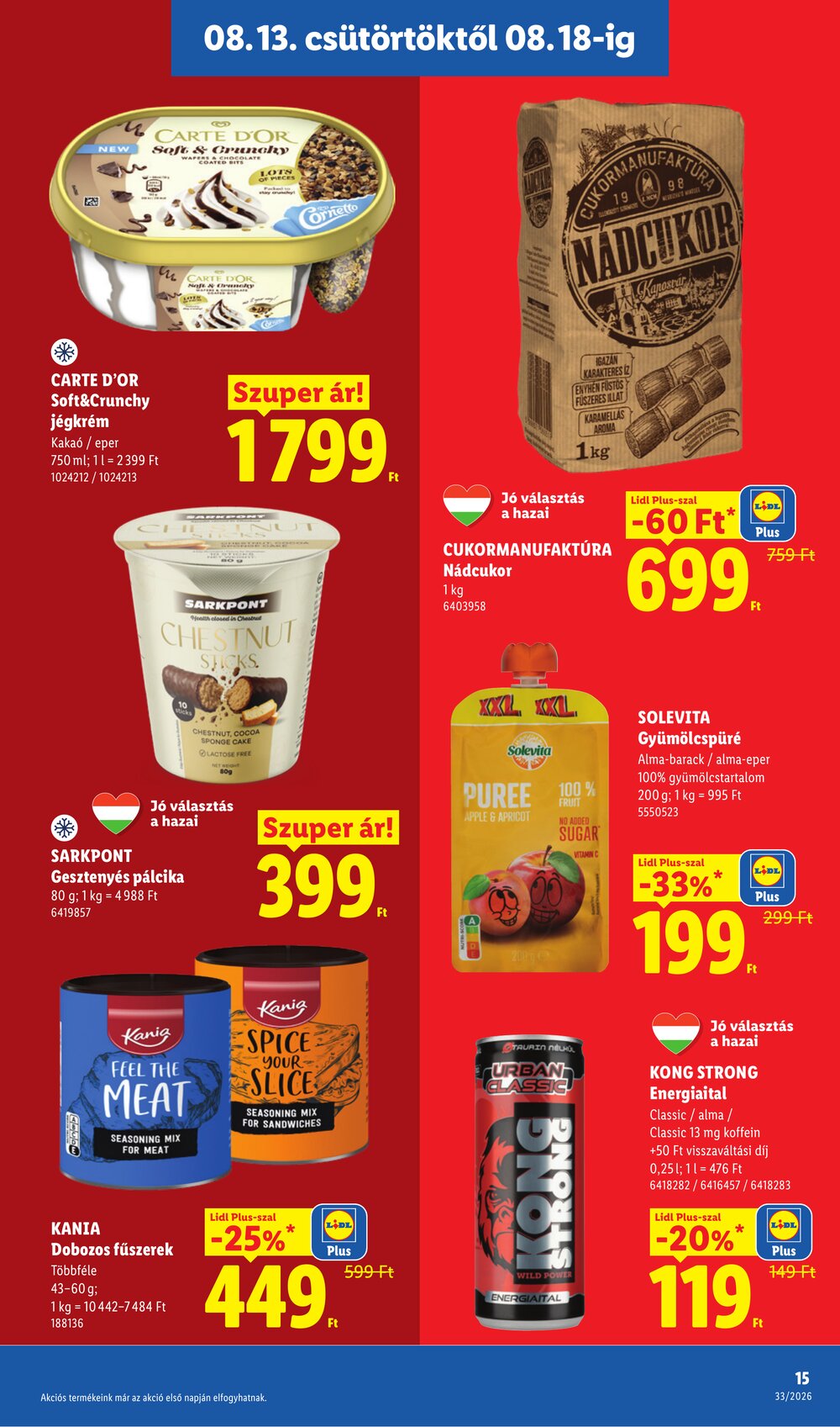 Lidl akciós újság 2026.08.13-tól - 15. oldal.