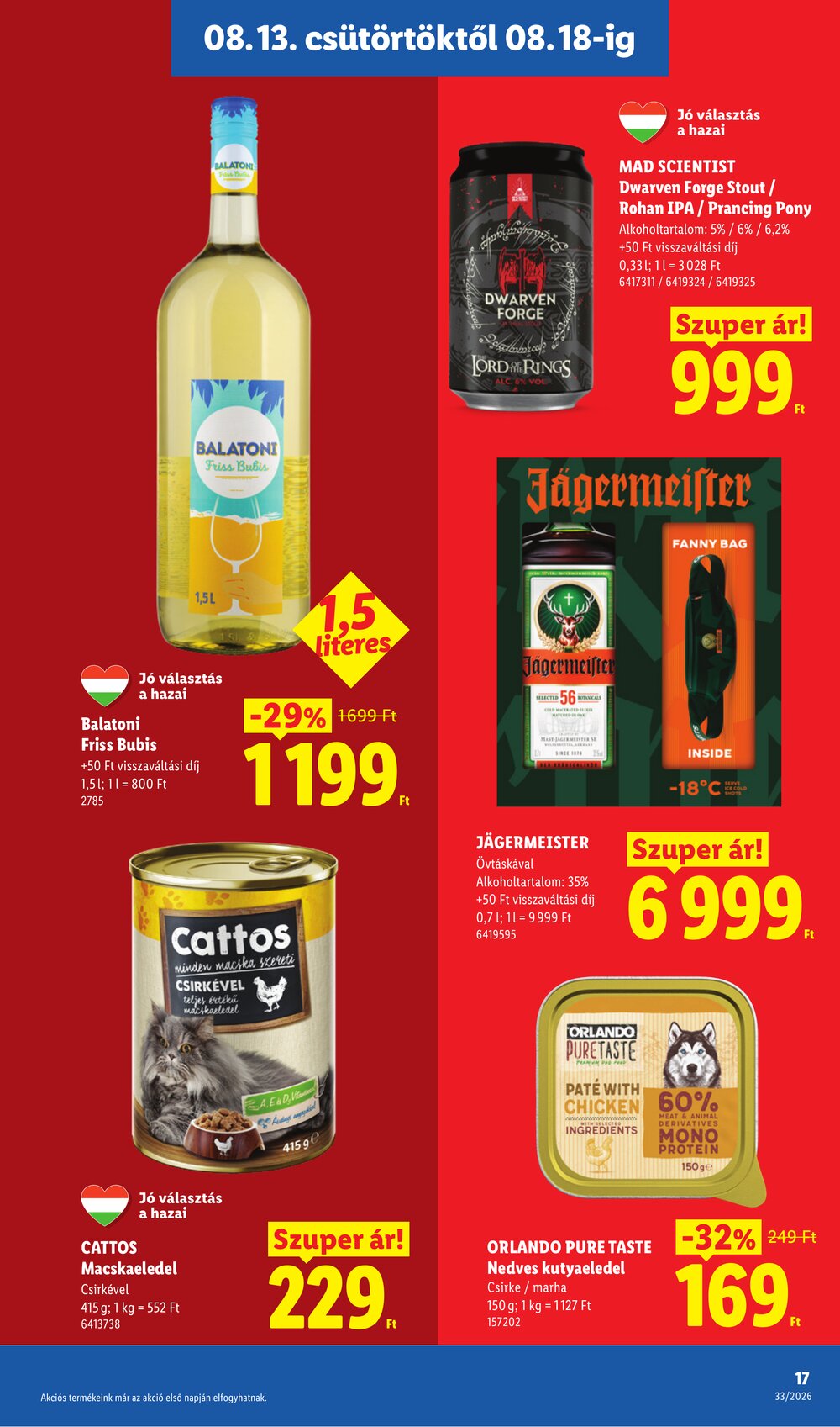 Lidl akciós újság 2026.08.13-tól - 17. oldal.