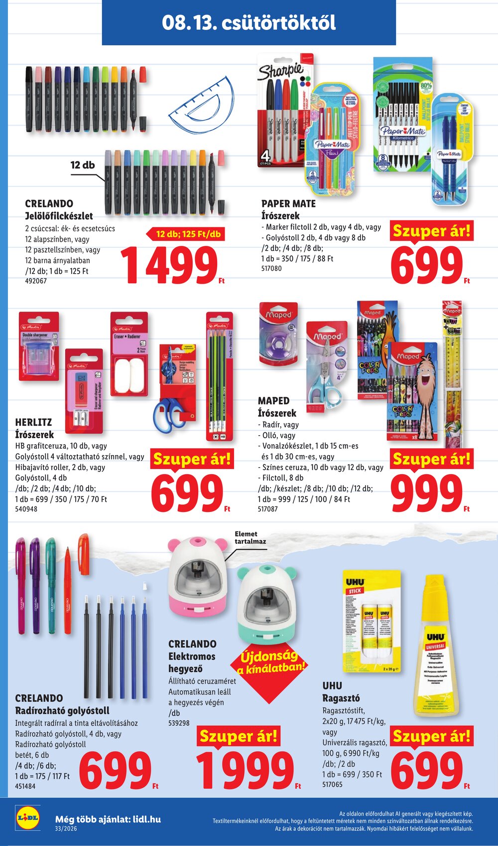 Lidl akciós újság 2026.08.13-tól - 36. oldal.