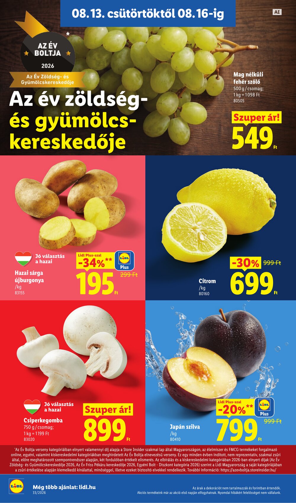Lidl akciós újság 2026.08.13-tól - 4. oldal.