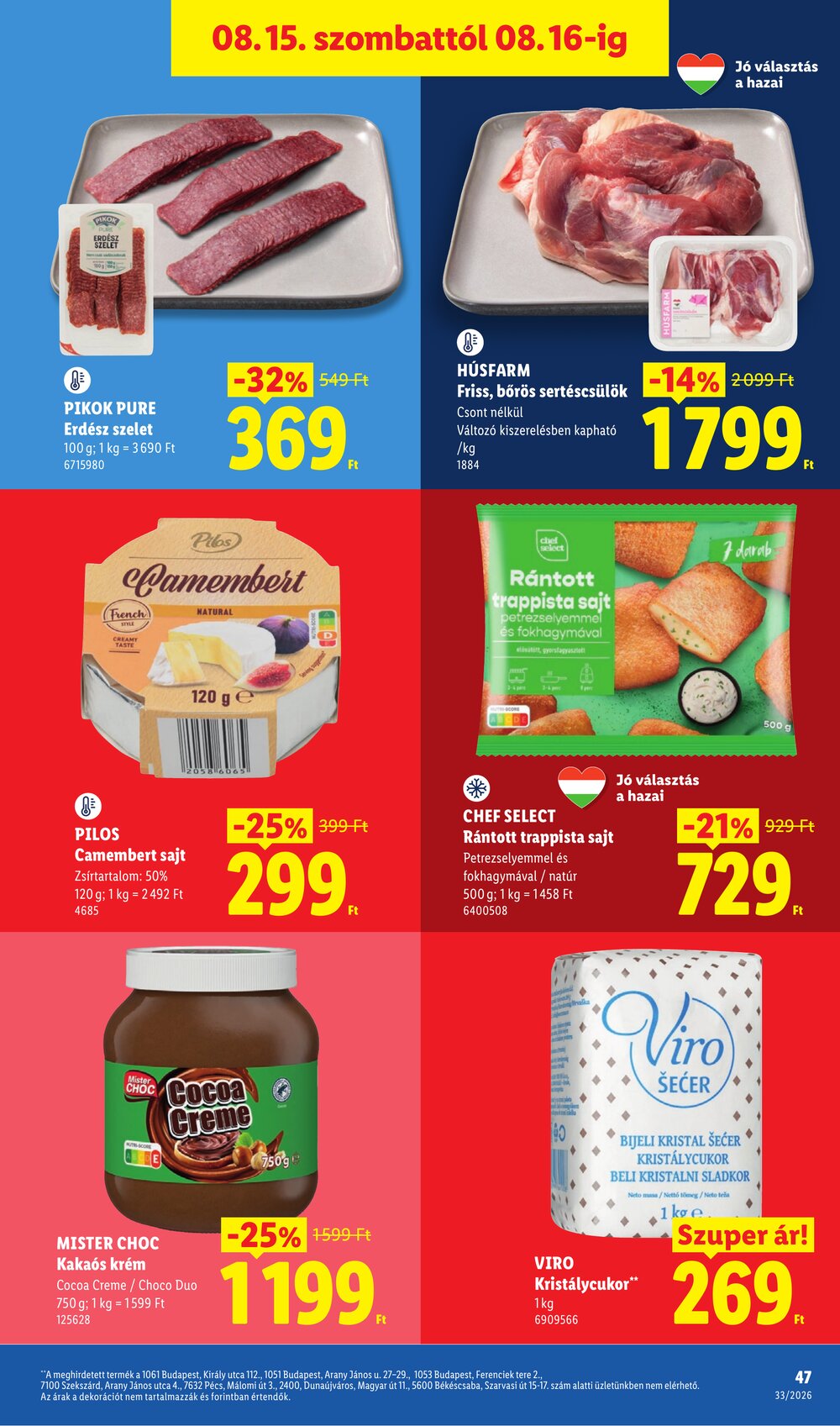 Lidl akciós újság 2026.08.13-tól - 47. oldal.