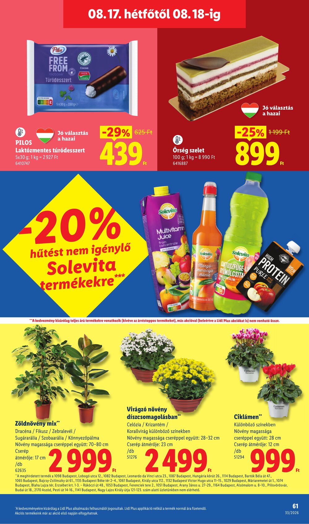 Lidl akciós újság 2026.08.13-tól - 61. oldal.