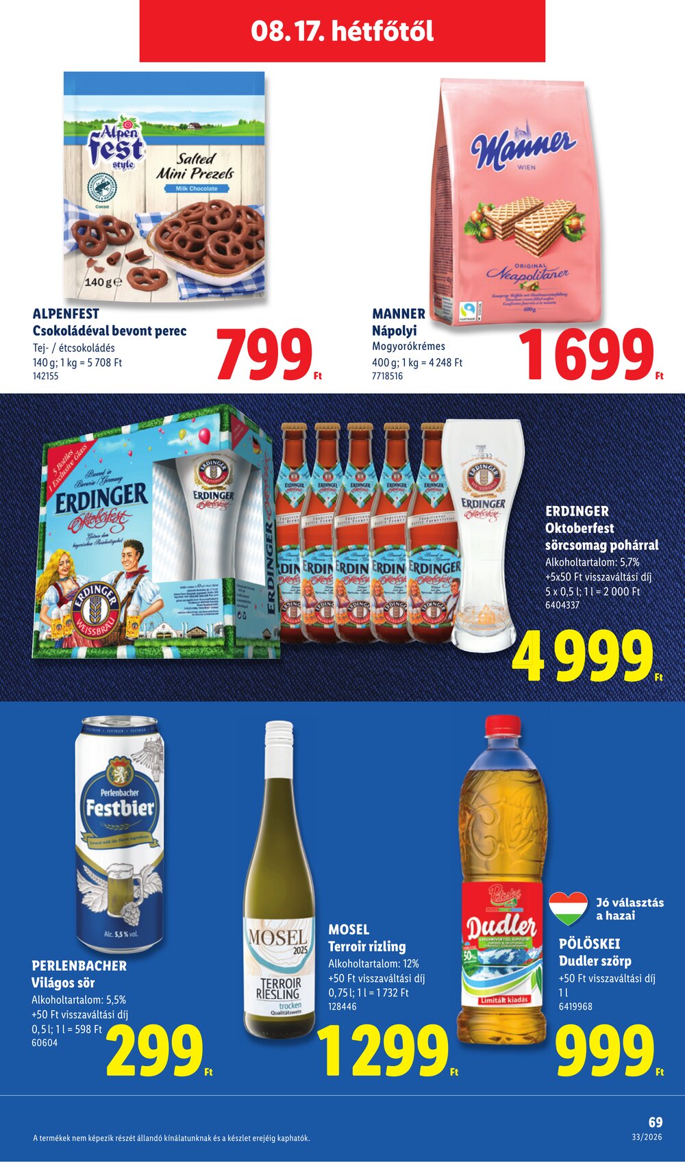 Lidl akciós újság 2026.08.13-tól - 69. oldal.