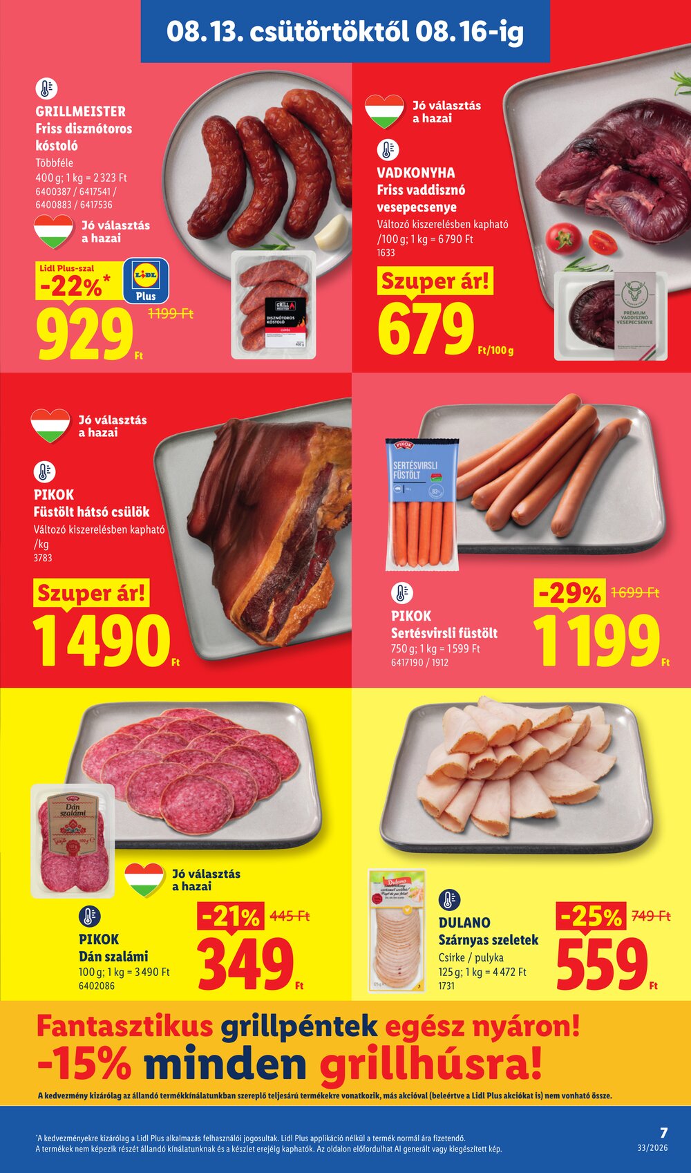 Lidl akciós újság 2026.08.13-tól - 7. oldal.