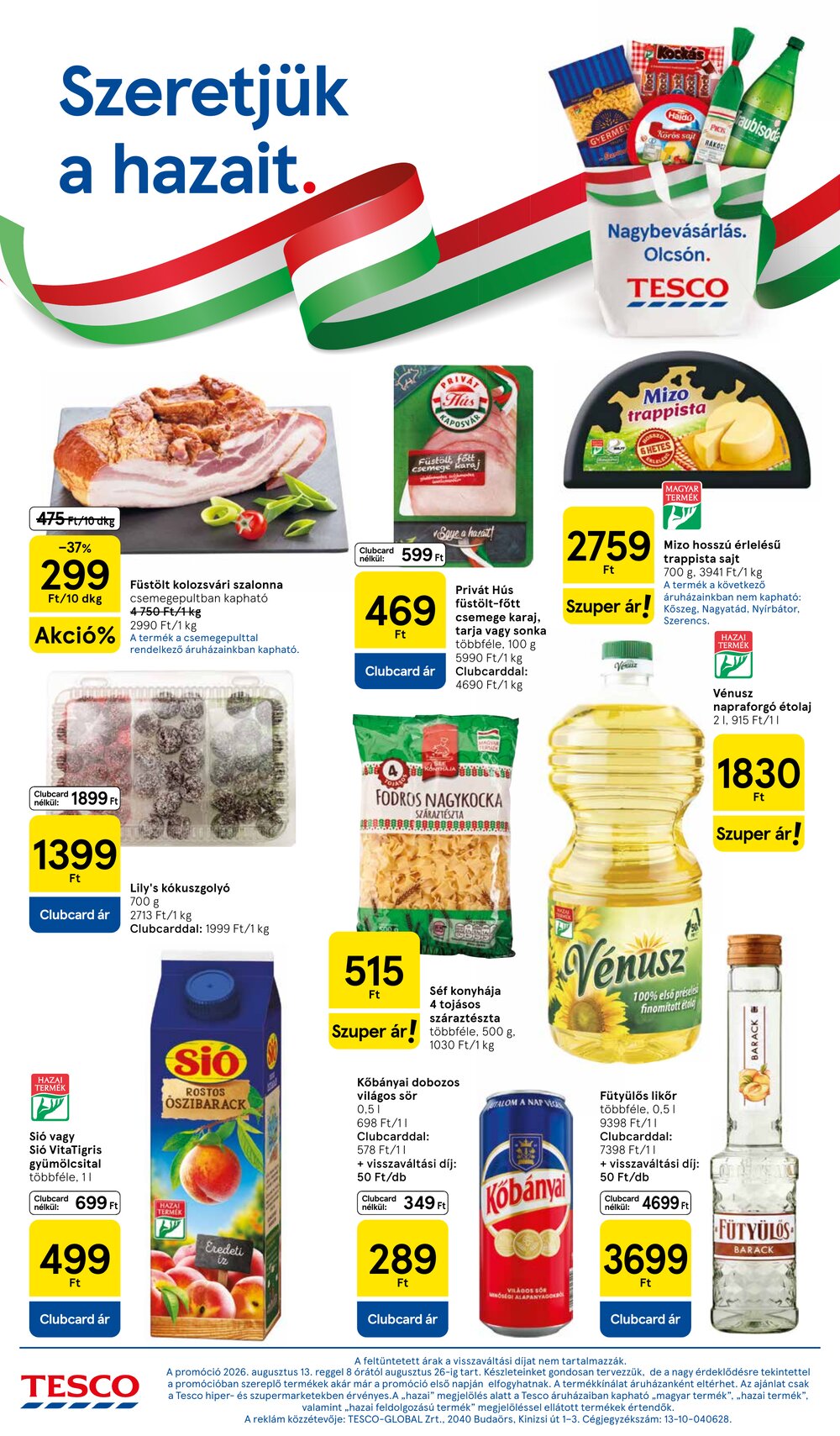 Tesco akciós újság 2026.08.13-tól - 10. oldal.