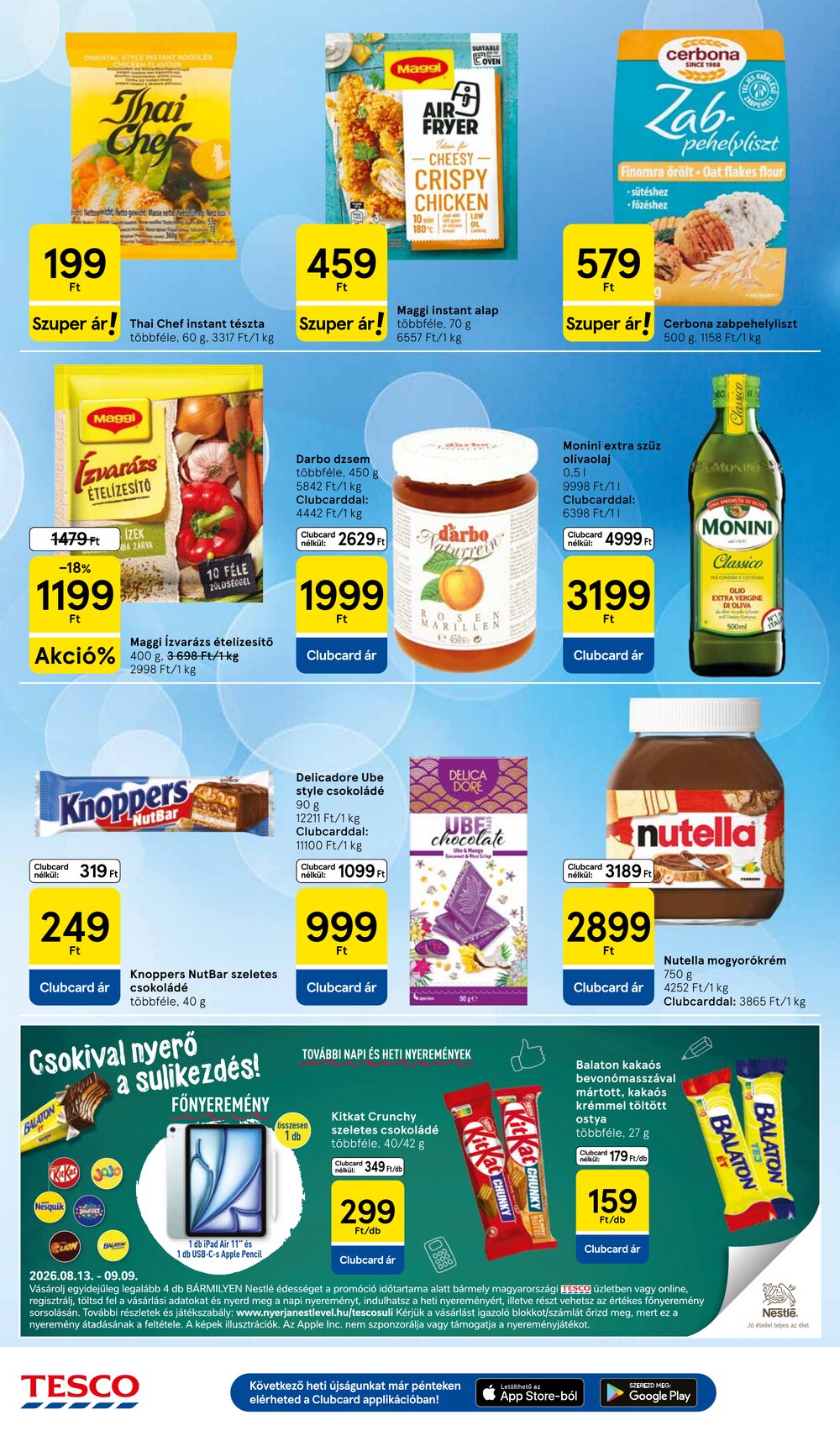 Tesco akciós újság 2026.08.13-tól - 26. oldal.