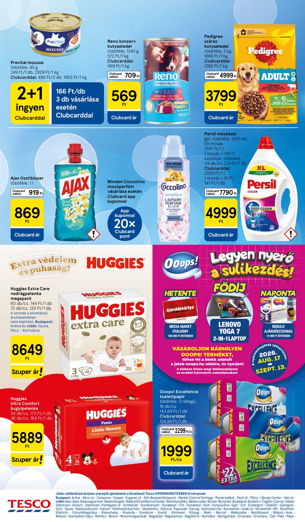 Tesco akciós újság 2026.08.13-tól - 30. oldal.