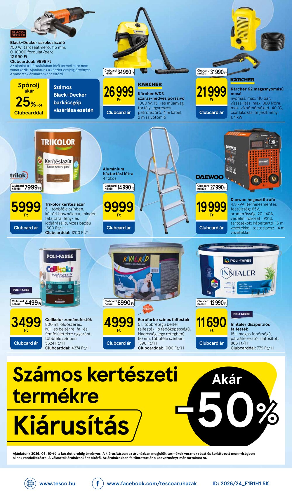 Tesco akciós újság 2026.08.13-tól - 40. oldal.