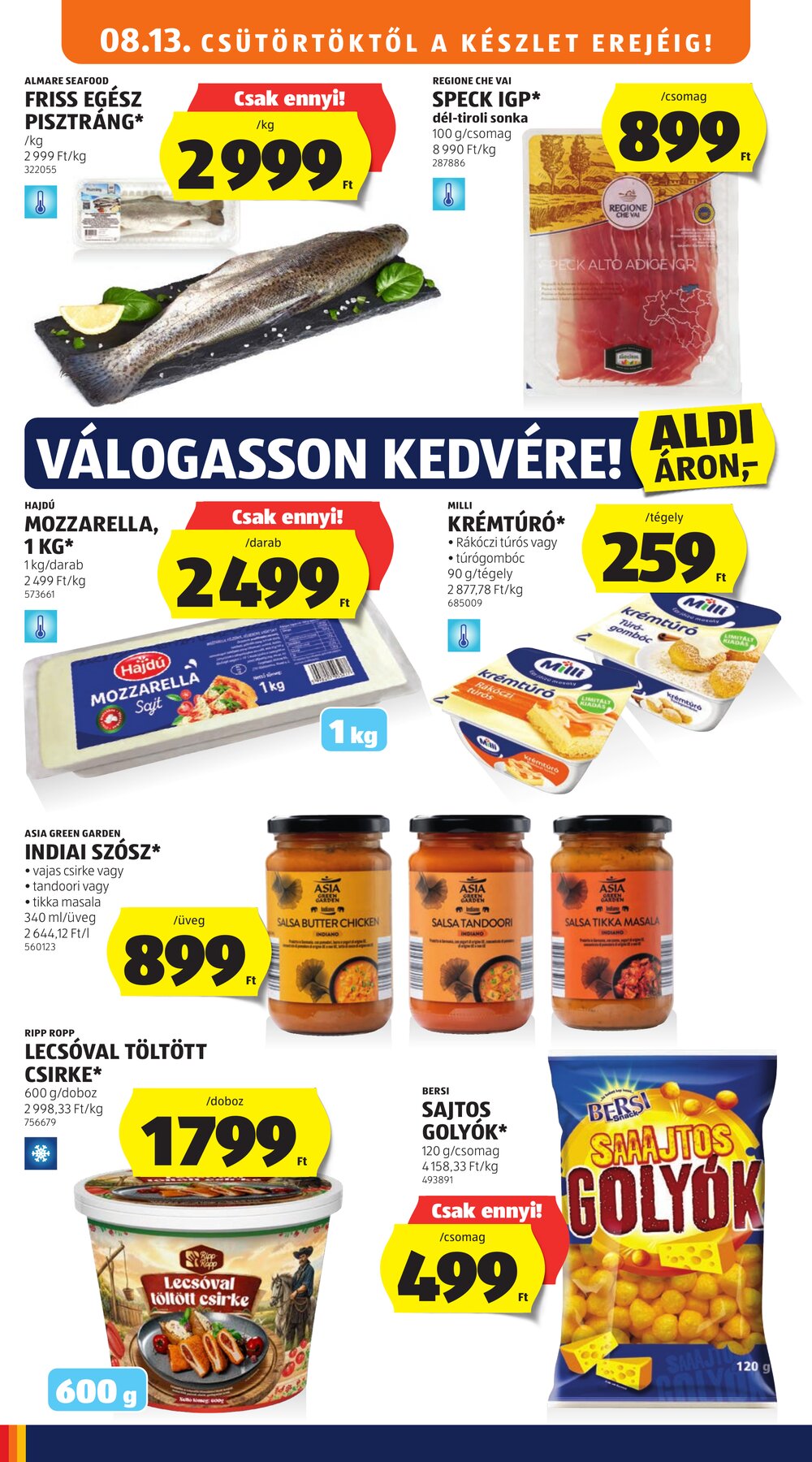 Aldi akciós újság 2026.08.13-tól - 14. oldal.