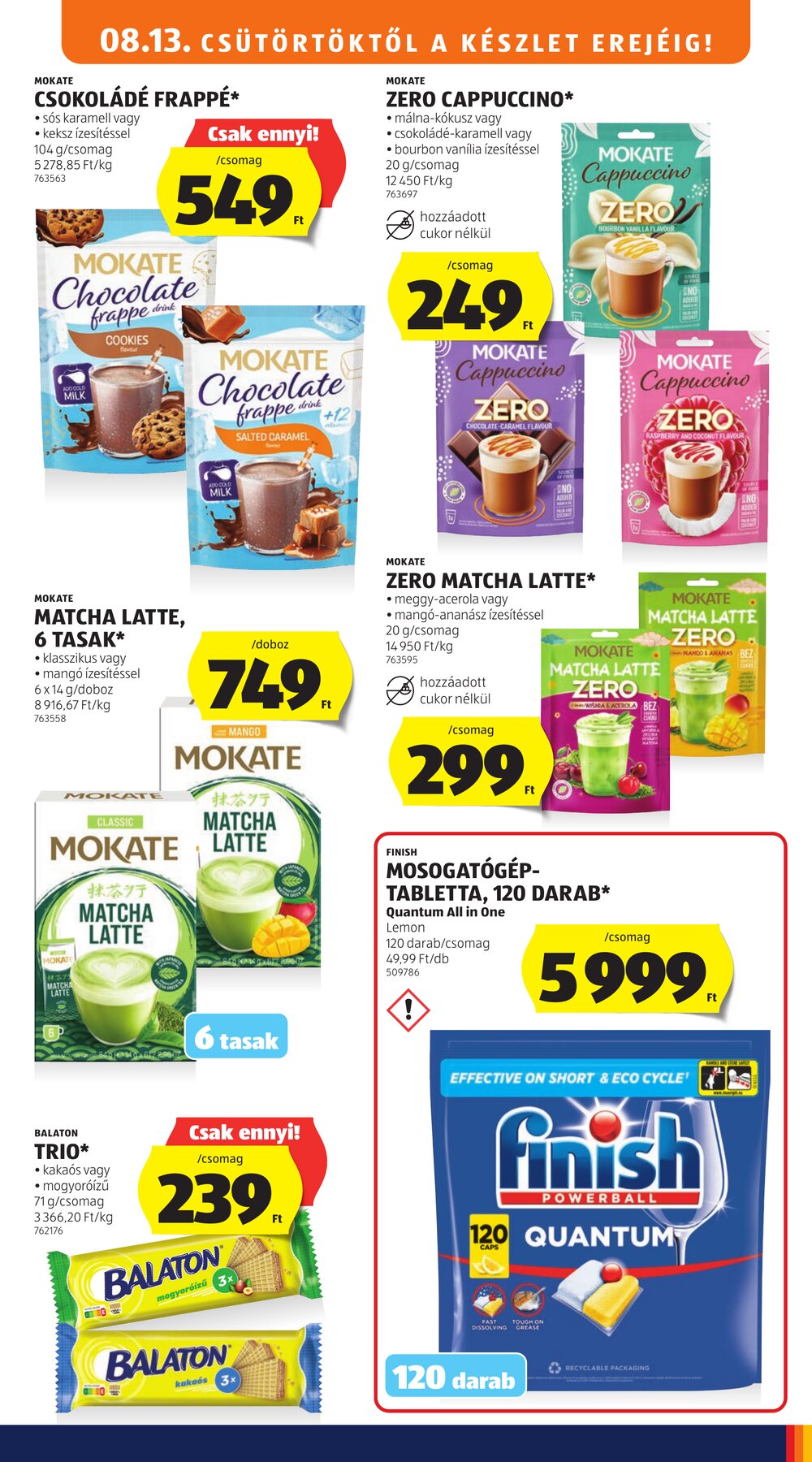 Aldi akciós újság 2026.08.13-tól - 15. oldal.