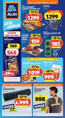 Aldi akciós újság 2026.08.13-tól