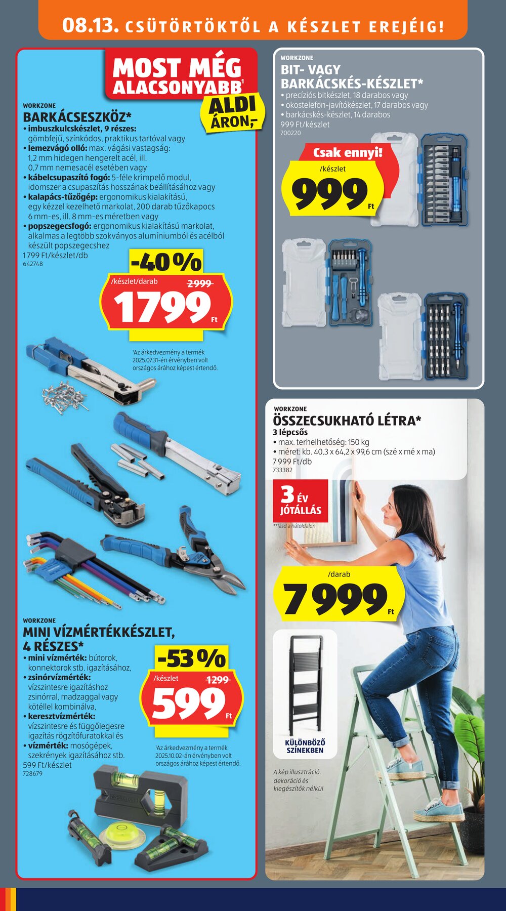 Aldi akciós újság 2026.08.13-tól - 34. oldal.