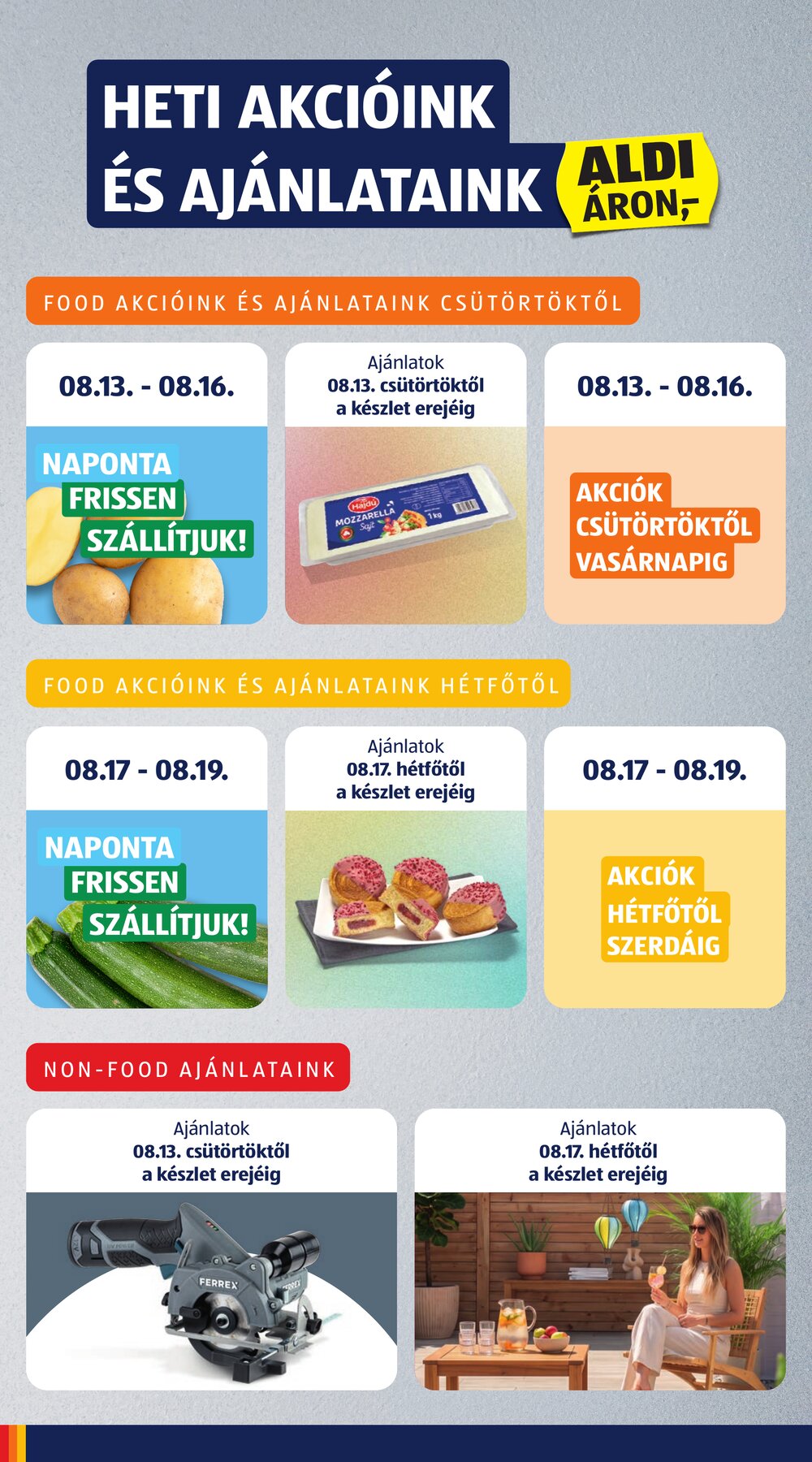 Aldi akciós újság 2026.08.13-tól - 6. oldal.