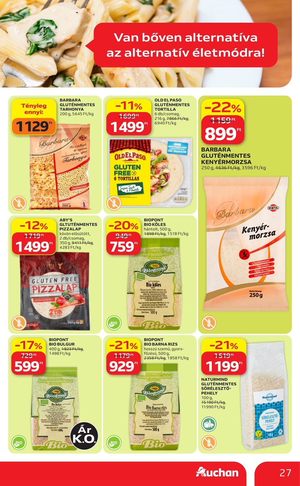 Auchan akciós újság 2026.08.13-tól - 27. oldal.