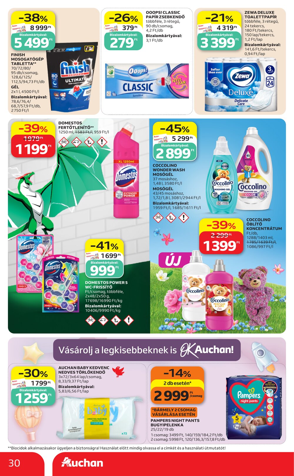 Auchan akciós újság 2026.08.13-tól - 30. oldal.