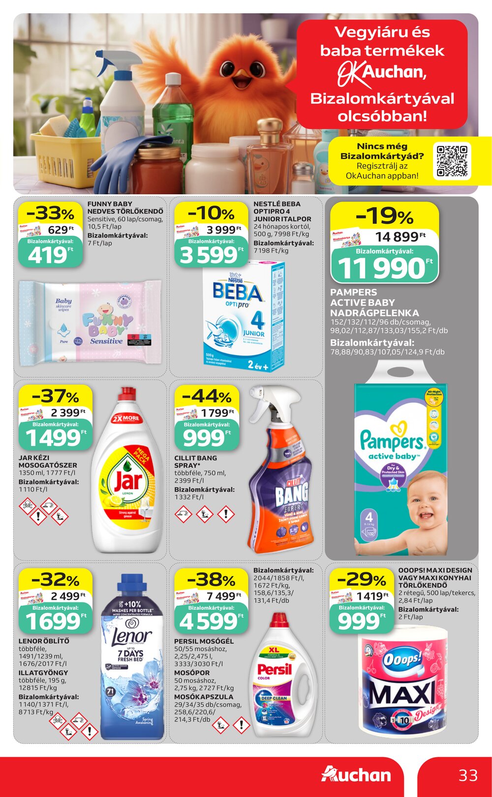 Auchan akciós újság 2026.08.13-tól - 33. oldal.