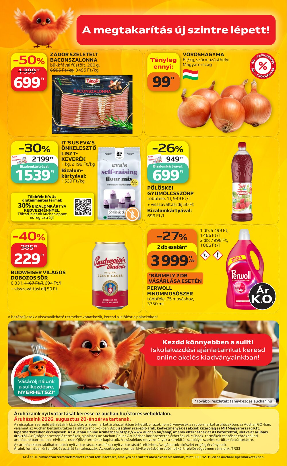 Auchan akciós újság 2026.08.13-tól - 46. oldal.