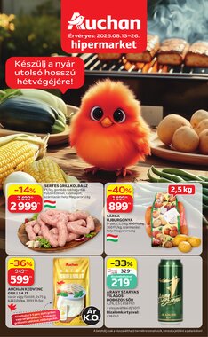 Auchan akciós újság 2026.08.13-tól