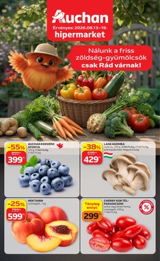Auchan akciós újság 2026.08.13-tól