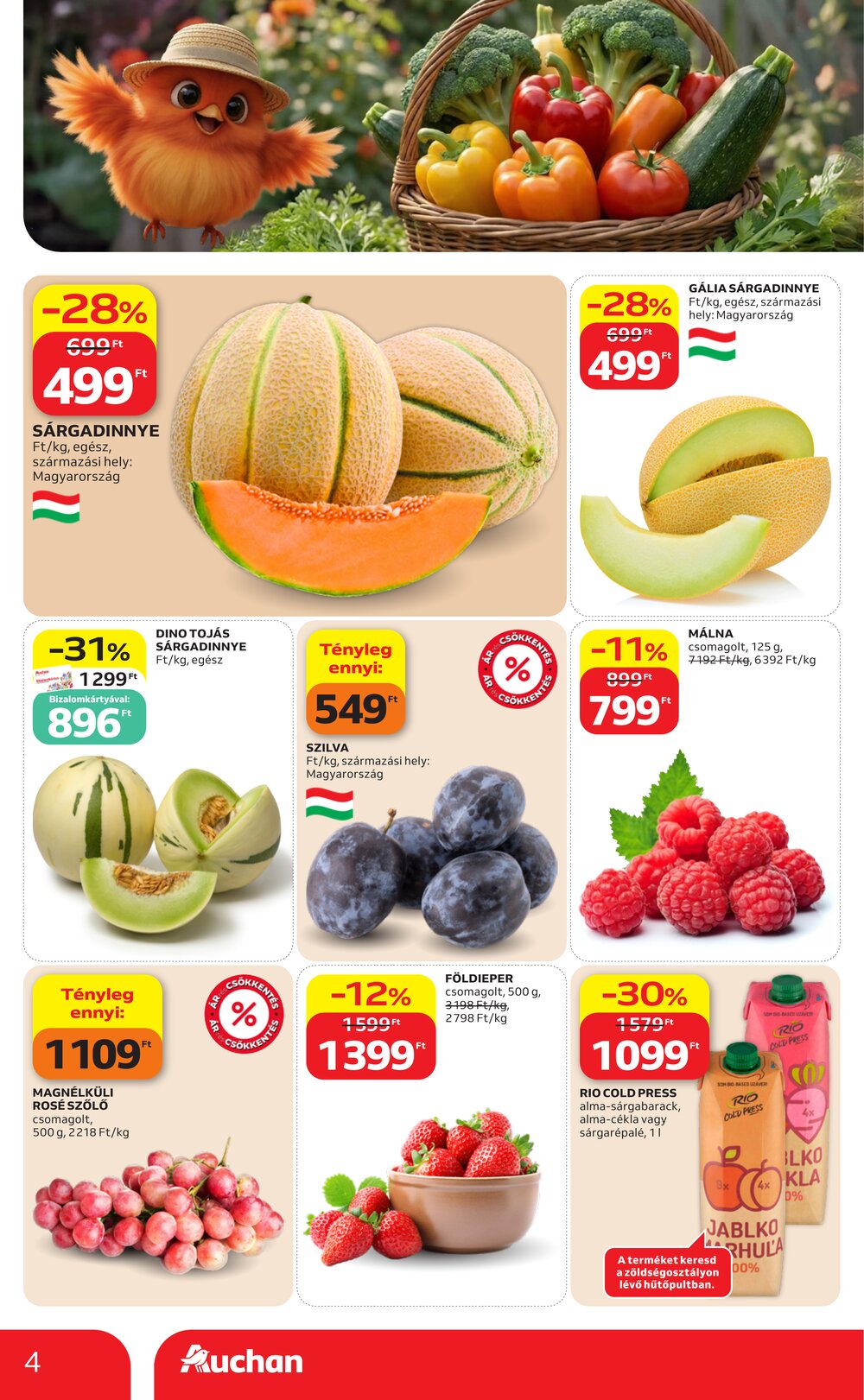Auchan akciós újság 2026.08.13-tól - 4. oldal.