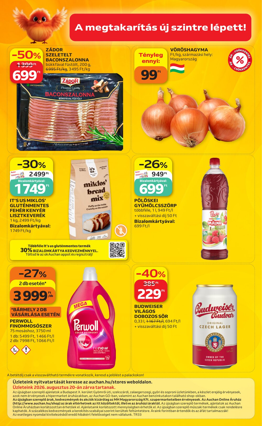 Auchan akciós újság 2026.08.13-tól - 12. oldal.
